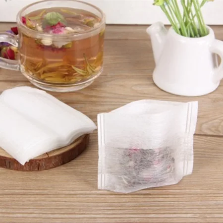 Biodegradable Reverse Folding Corn Fiber Empty Tea Bag Coffee Bags