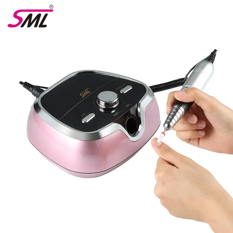 SML M3 Manufacturer Nail supplies Best Review Long life Manicure Kit Electric Nail Drill Machine With foot pedal