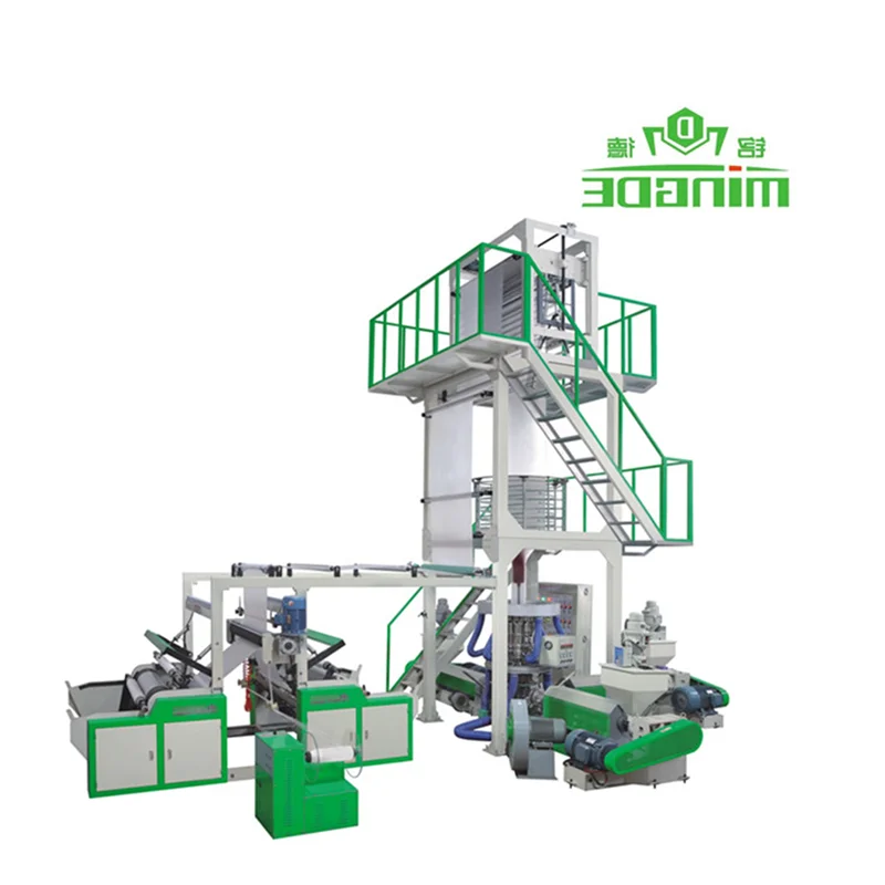 
1500 mm three layer co-extrusion blown plastic EVA/HDPE film making machine film extruder garbage bag film blowing machine 