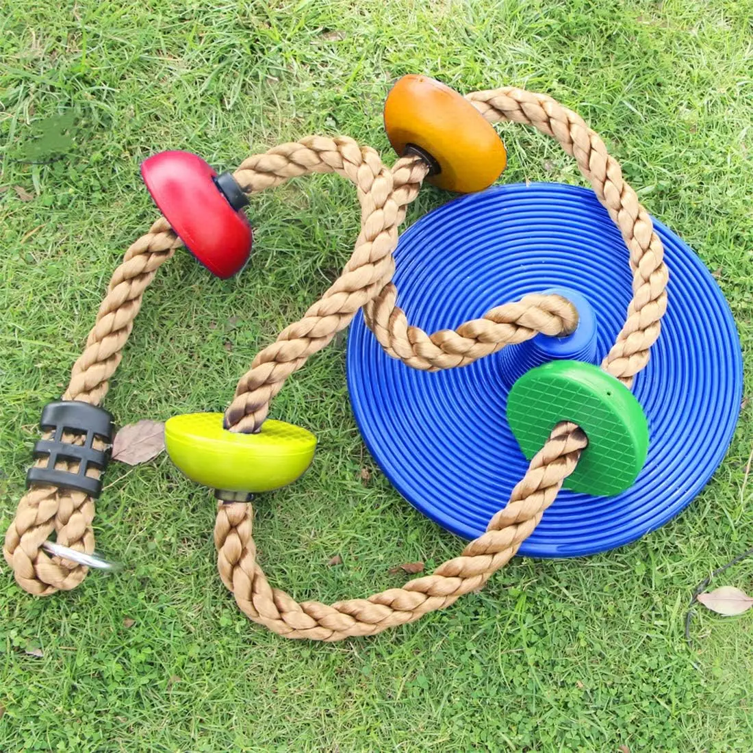Factory wholesale Round Plastic Chair Kids swing Baby Disc Toddler Swing Set For indoor And outdoor