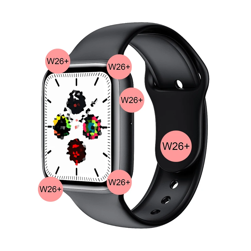 
 2021 горячая Распродажа w26 смарт-Часы W26 Plus часы серии 5 6 Здоровье Спорт водонепроницаемые IP68 iwo смарт-Часы W26 Смарт-часы  