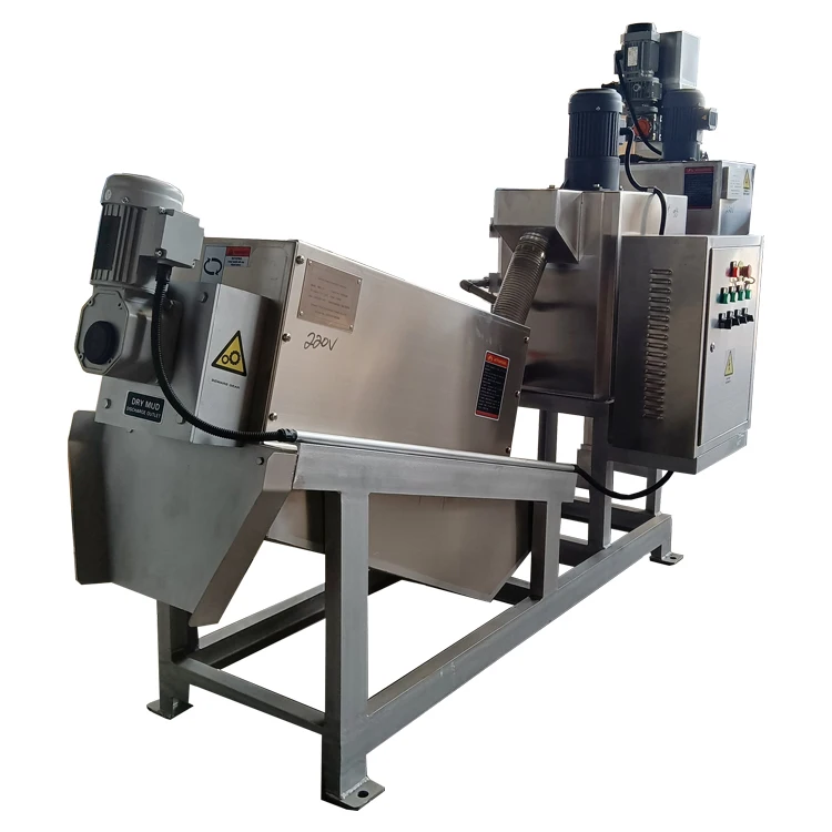 Wastewater Treatment Sludge Dewatering Screw Press Machine for Sale