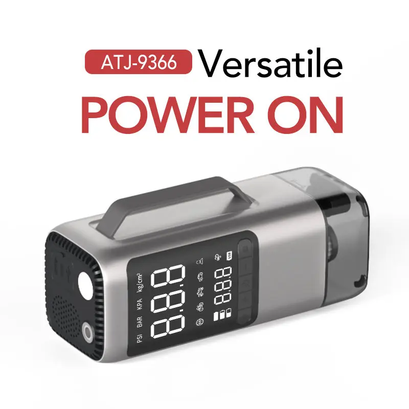 Integrated outdoor portable high-power multi-functional tire inflator starting power 8000mah car vacuum cleaner blower