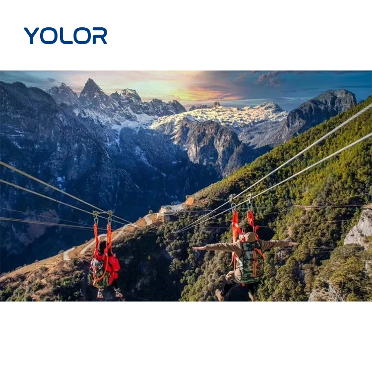 Популярный набор для взрослых и детей Парк приключений оборудования на молнии заднего двора комплект зиплайнов хорошего качества