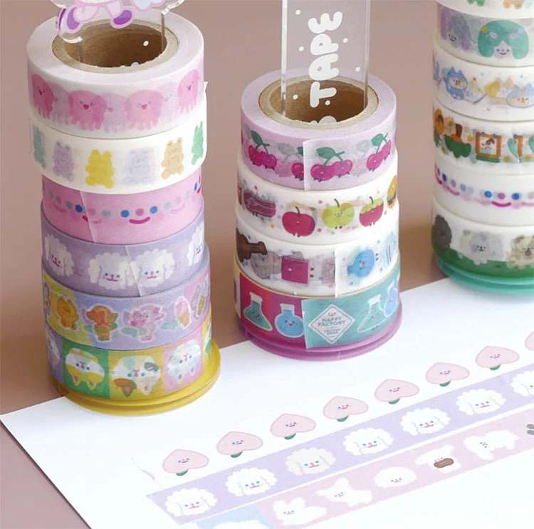 
Custom Acrylic Printed Anime Clear Washi tape /Masking Tape Acrylic Stand 