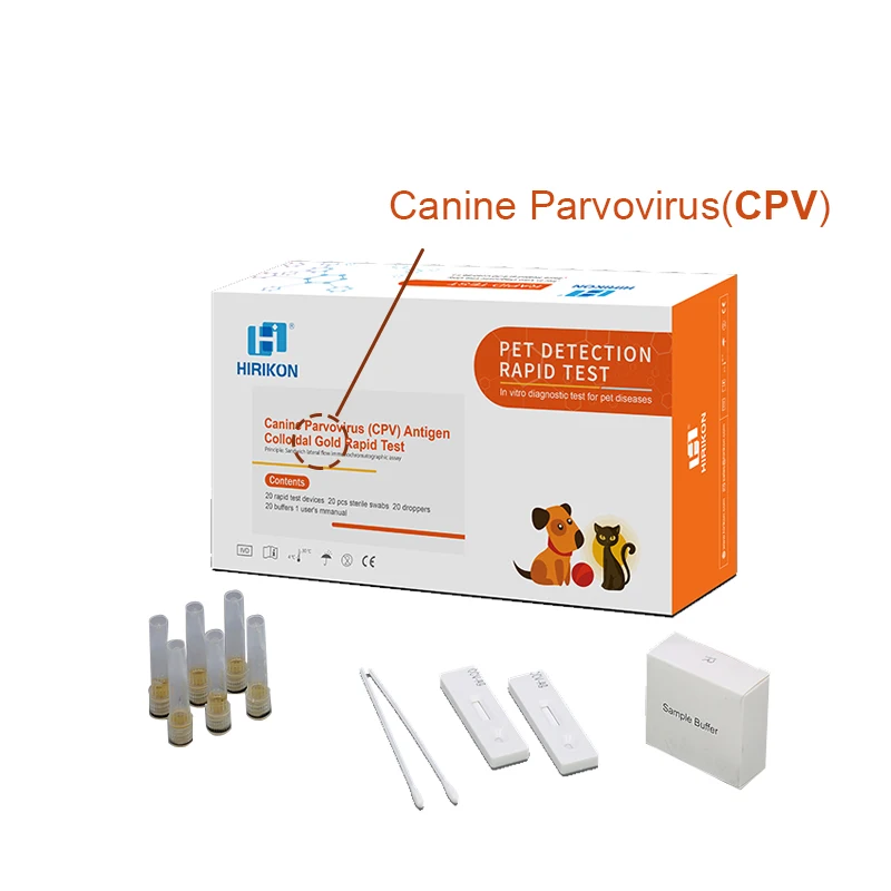 Quick veterinary diagnosis Pet Giardia GIA Antigen diagnostic test kit for dogs and cats