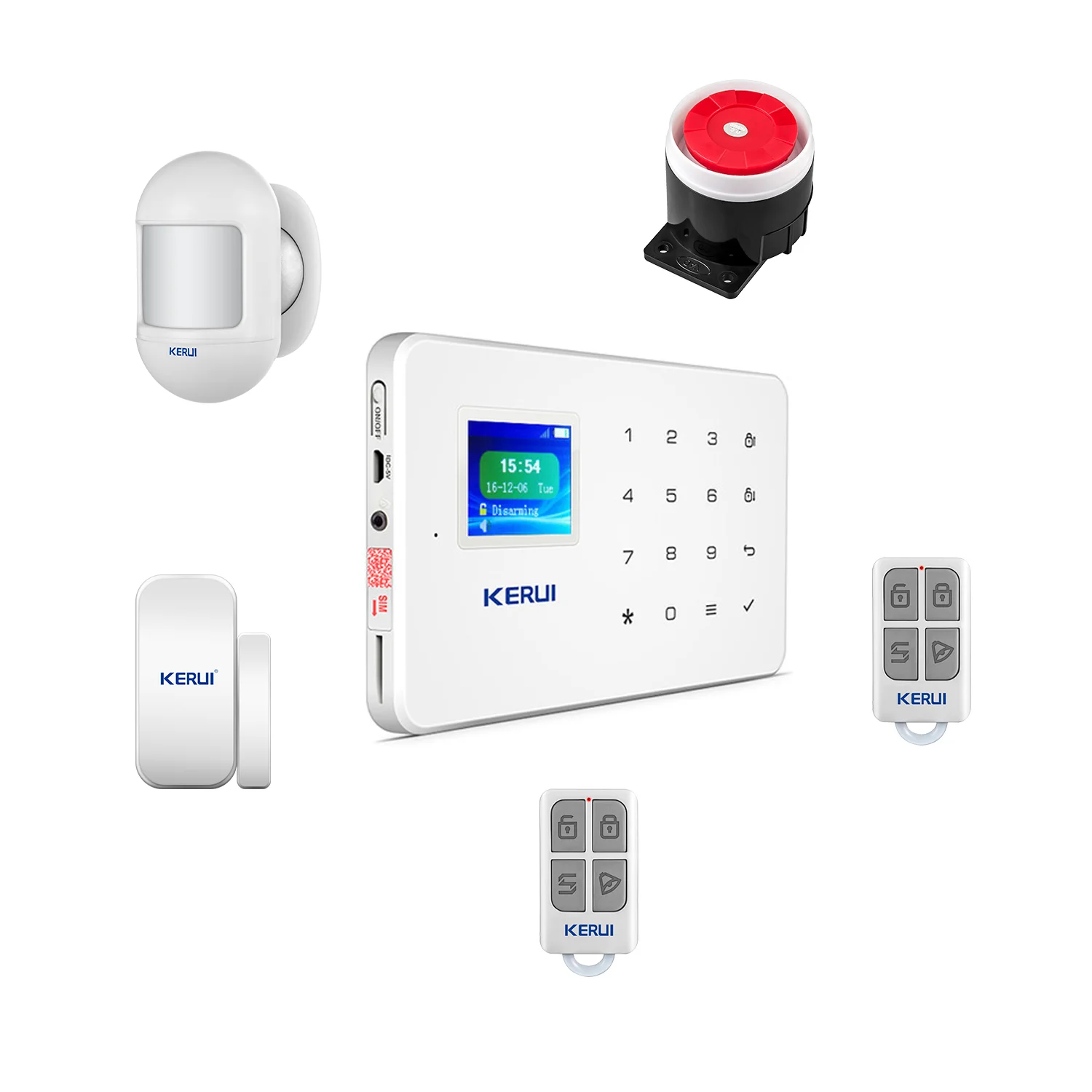 KERUI Fast Delivery 2023 Top Brand GSM Burglar Alarm System Kit