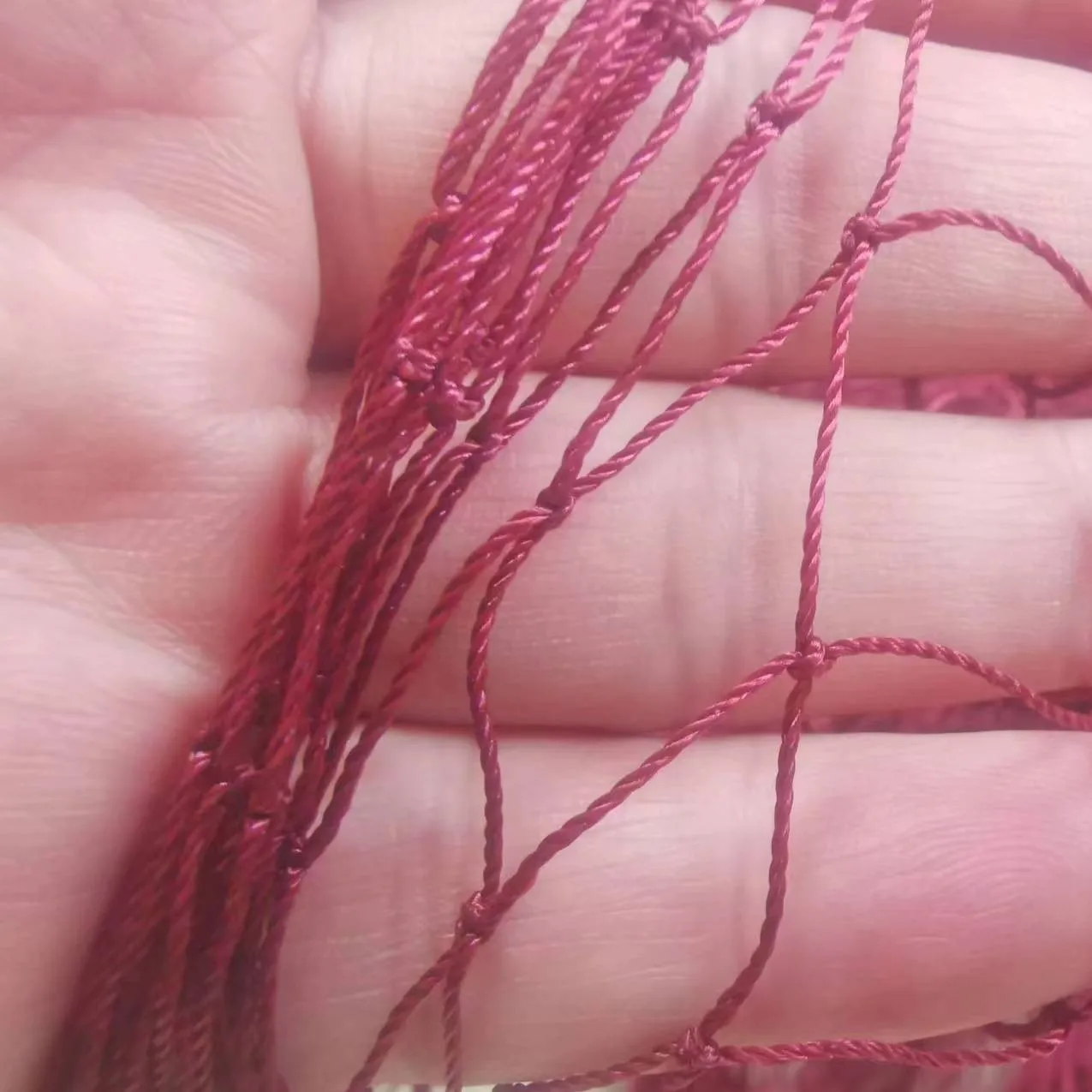 Глубоководная нейлоновая многонитевая рыболовная сеть 210D/2-12ply полиэфирная с двойным узлом для рыбалки