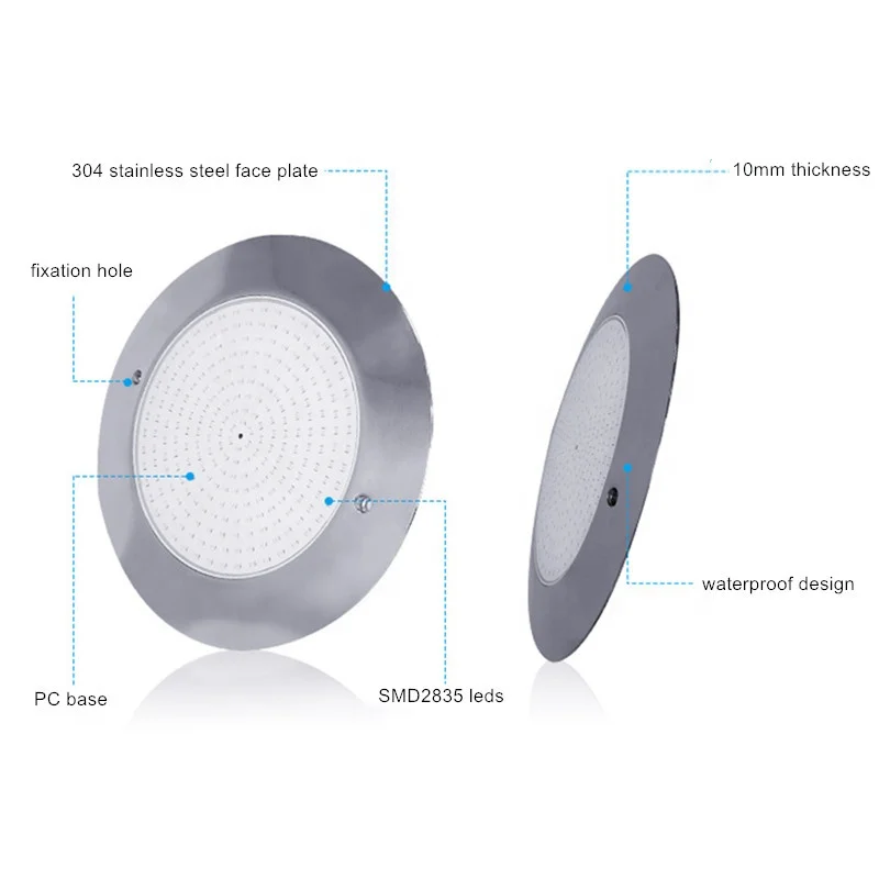 LED Ultrathin Underwater Wall Light Outdoor Garden Aquarium Swimming Pool Light Landscape Night Lamp 12V 24V IP68 Waterproof