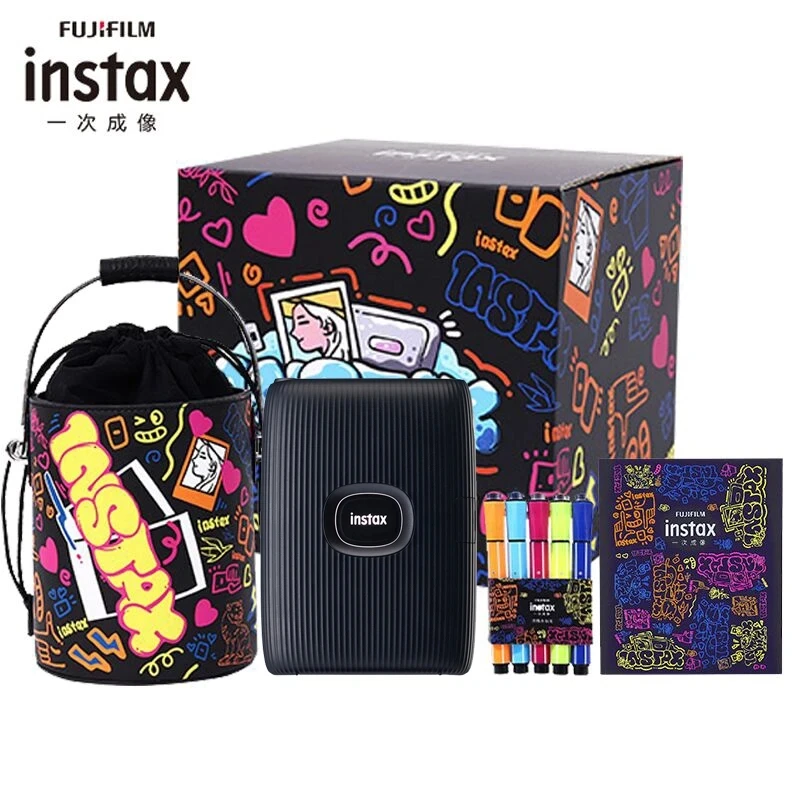 NEW Fujifilm Origin Instax Mini Link2 Printer Instant Smartphone Printer White /pink /Blue with Fuji Instax Mini Film