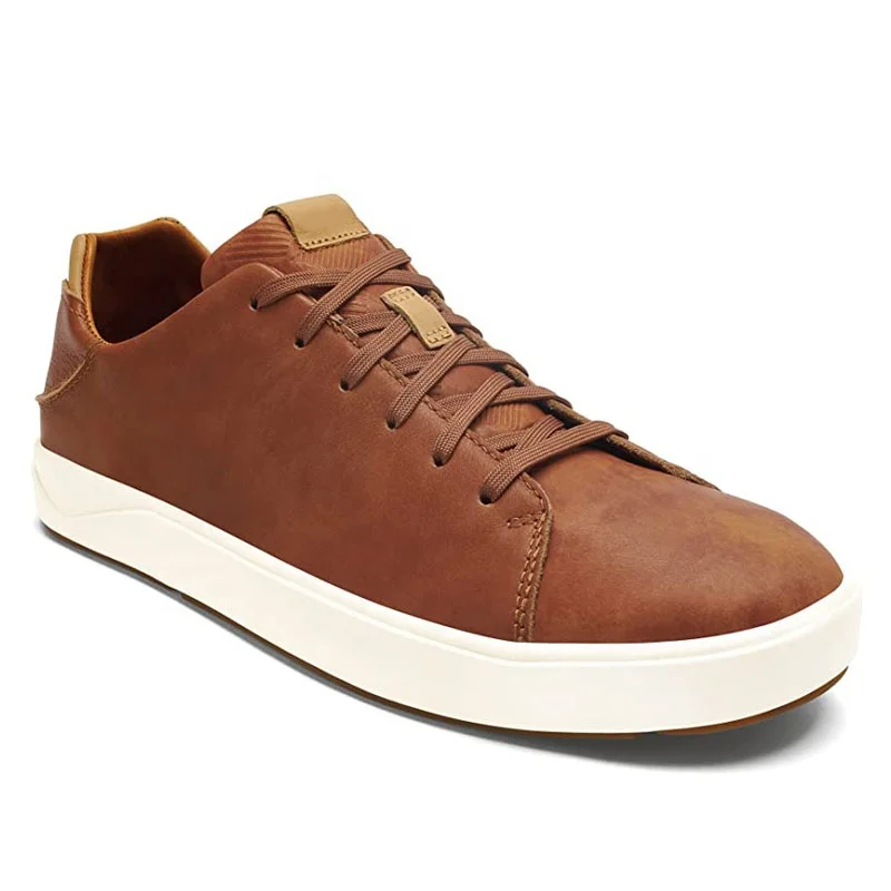 High quality soft Walking Fashion promotion casual dropship boutique  Brown fashion men footwear shoes