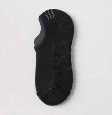 High quality low cut no show socks non slip men cotton knit invisible socks