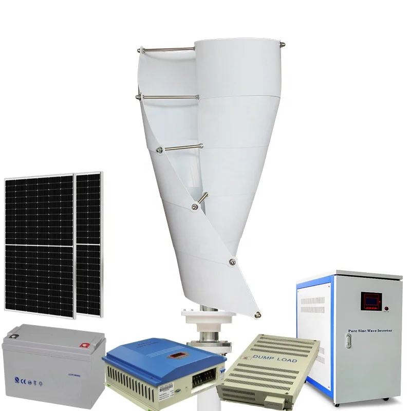 Rexco 1000W 2000W 3000W Solar Panels Wind Turbine Hybrid System Home Power