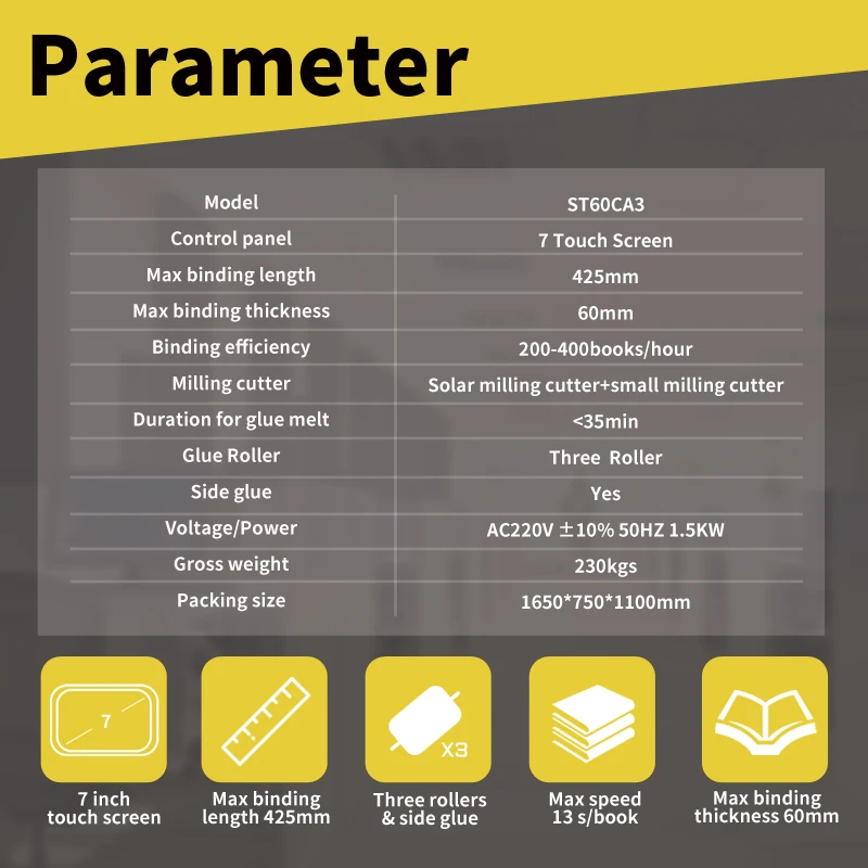 Wholesale automatic binding machine ST60C A3 book sewing machines