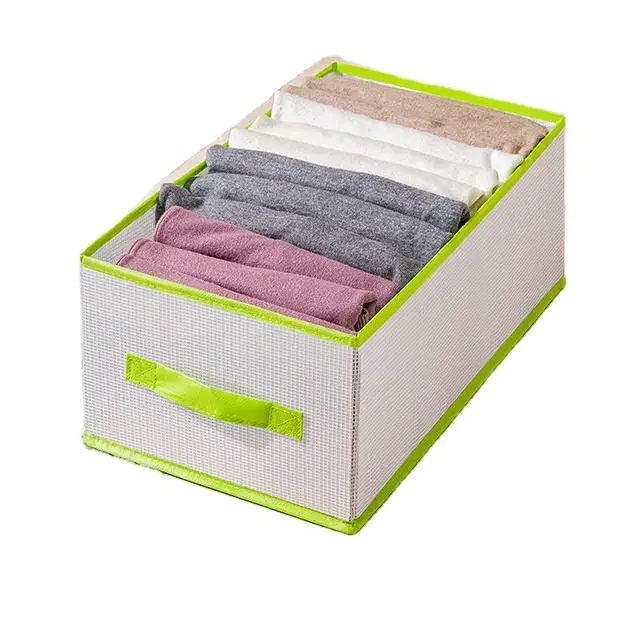 Foldable 7/8/9 Grids Dividers Box Underwear Drawer Organizers For Clothing Socks Underwear Bras Ties