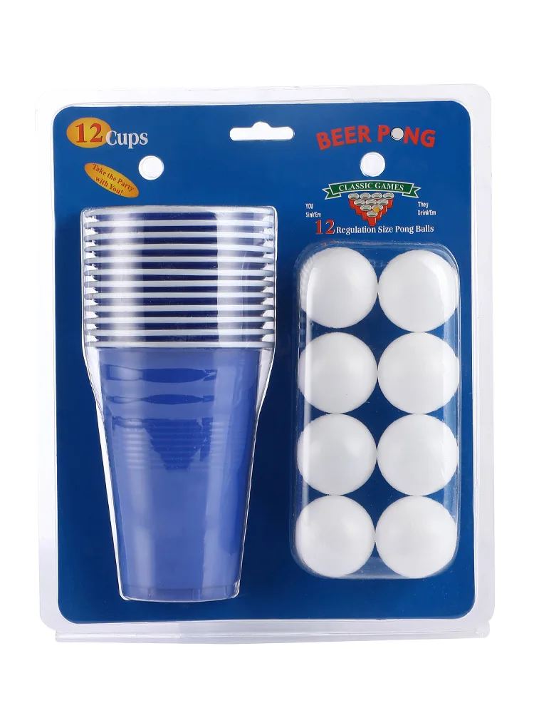 Creative Table Game Bar Supplies Fun Outdoor Leisure Quantity Color Customization Set Beer Pong Red Party Cup