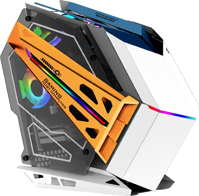 Новое поступление витрина ПК мини Atx M ATX игровая башня настольный компьютер чехлы с цветовой моделью RGB вентиляторы