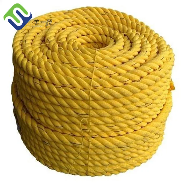 Trust supplier multifilament 3 strand twist Polypropylene Yacht Rope