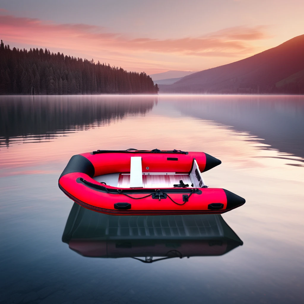 2024 270cm PVC Inflatable Fishing Kayak CE Certified 3 Persons Use Aluminium Hypalon Sale!