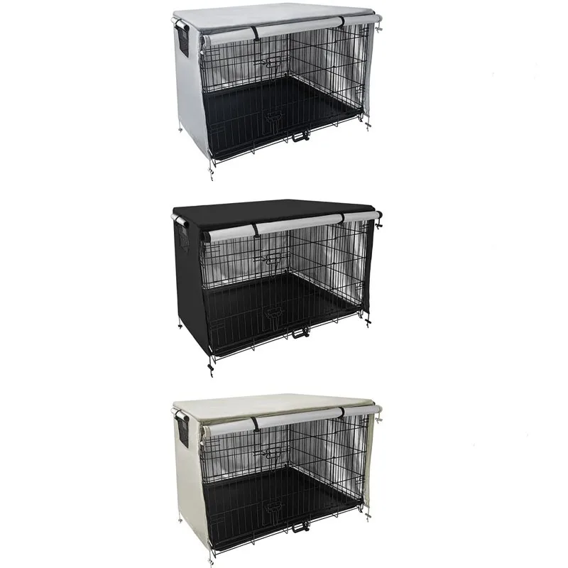 210D Oxford Waterproof Durable Dog Crate Cover