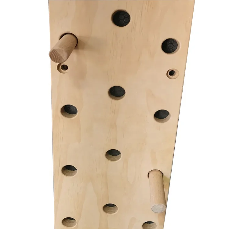 UNIQ low MOQ Wooden Custom logo Climbing Hand Board Training Board