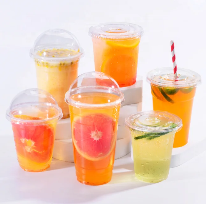 10 unidades vasos de plastico acrilico copo cocina envases para comidas transparencia desechable claro tazas de cafe plastico