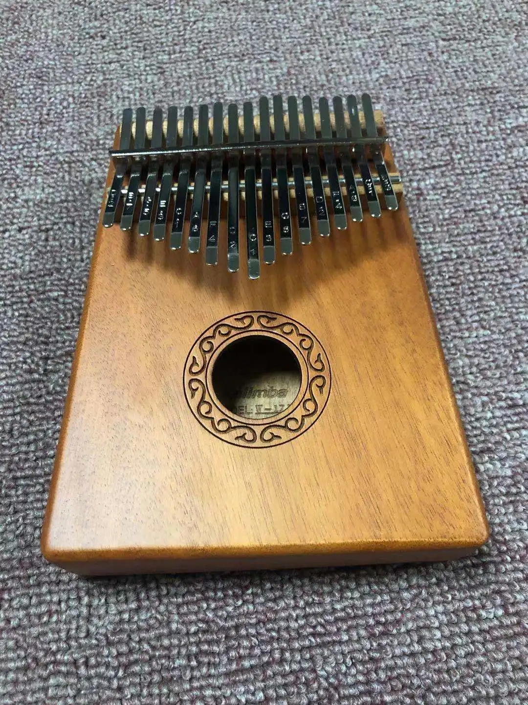 17 Key Finger Kalimba Acacia Mbira Sanza Thumb Piano Kalimba