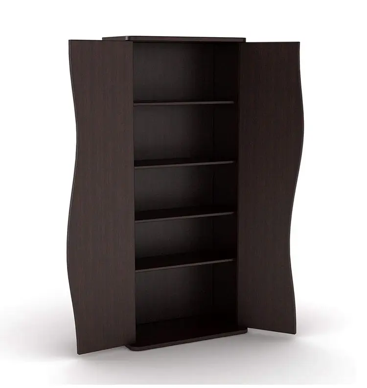 Book Storage Cabinet Stylish Multimedia Storage Cabinet Holds 198 CDs 88 DVDs or 108 Blu-Rays 4 Adjustable and 2 Fixed Shelves