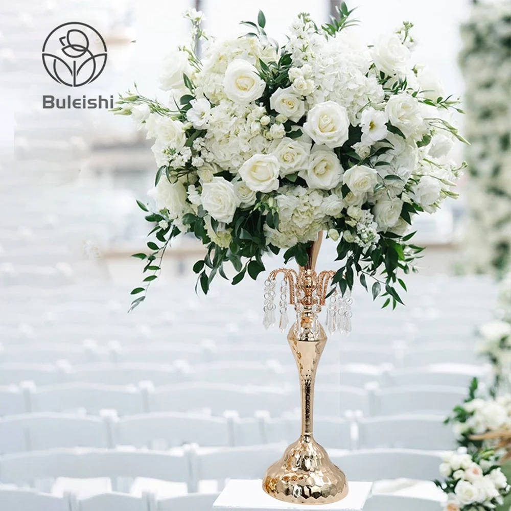 Centerpieces Table Decoration Stand Decoration Flower Arrangement Stand Gold Vase Centerpieces for Wedding Party Decorations