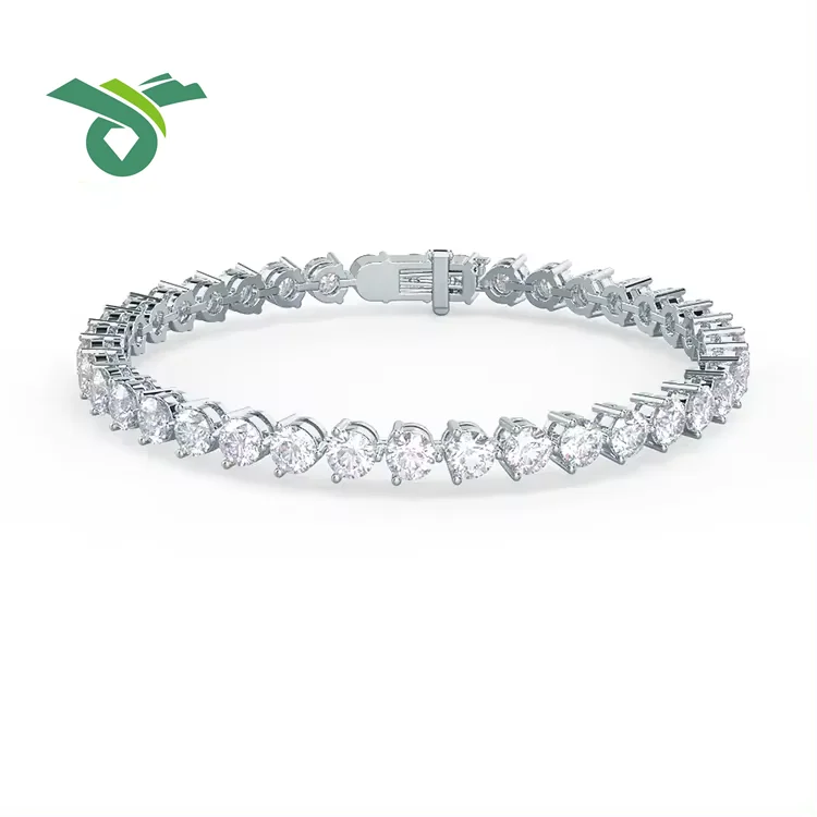 Authentic 18K Gold Diamond-Inspired Tennis Bracelet Laboratory-Grown Diamond new bracelet luxury charms