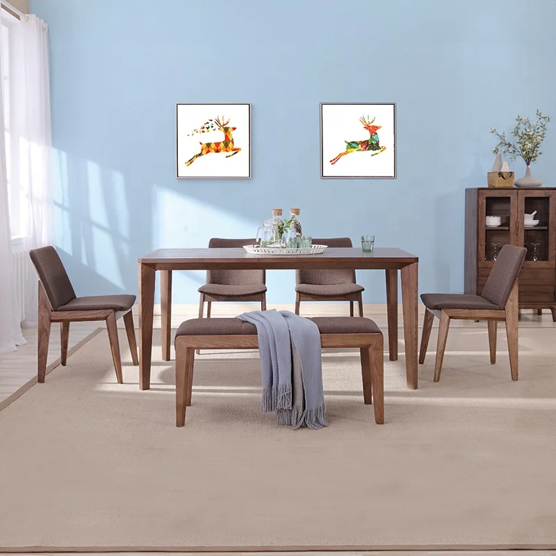 Modern Nordic Restaurant Furniture Dining Room Sets Wood Table For Home