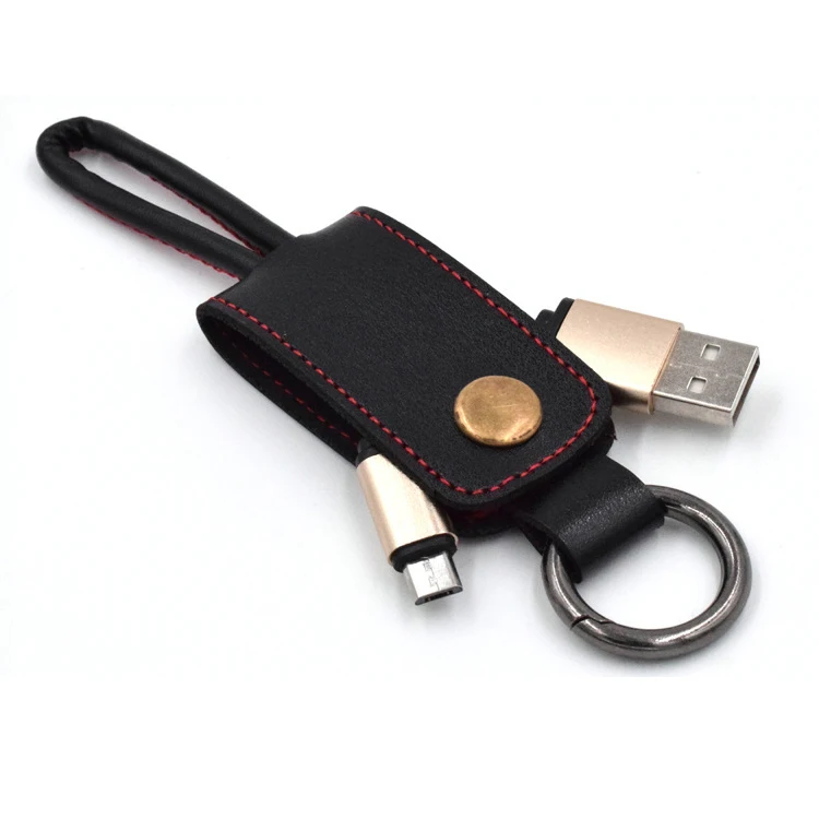 Лидер продаж заводской USB-кабель с брелоком для быстрой зарядки 2 А