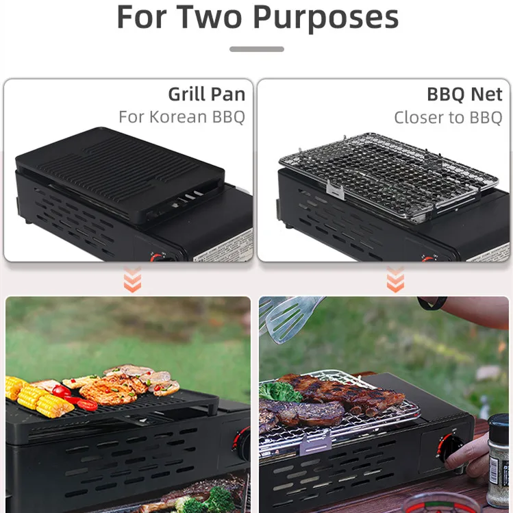 Wholesale garden outdoor portable stainless steel bbq camping butane grill