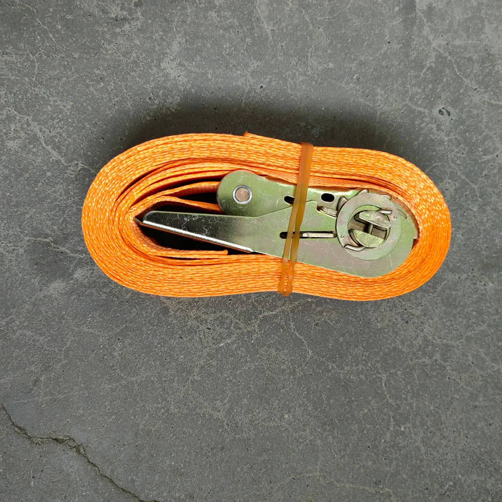 25mm Ratchet Straps Cargo Cam Buckle Tie Down Lashing Strap Cargo Lash Luggage Nylon Bag Belt Metal Buckle