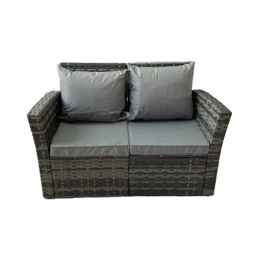 Outdoor use fire pit rattan sofa chair furniture different combination choice for dining living room park courtyard hall use