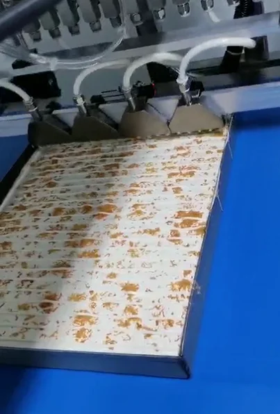 Food Machinery Bread Equipment Chocolate Decorating Machine Used for Snack Bread/Cake/Biscuit