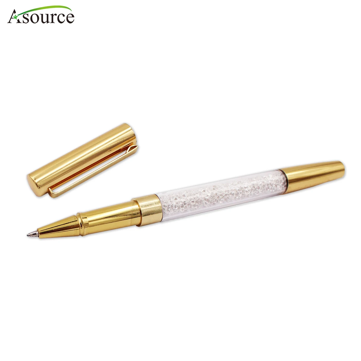 Crystal Filled Gel Pen Luxury Pen For Gift