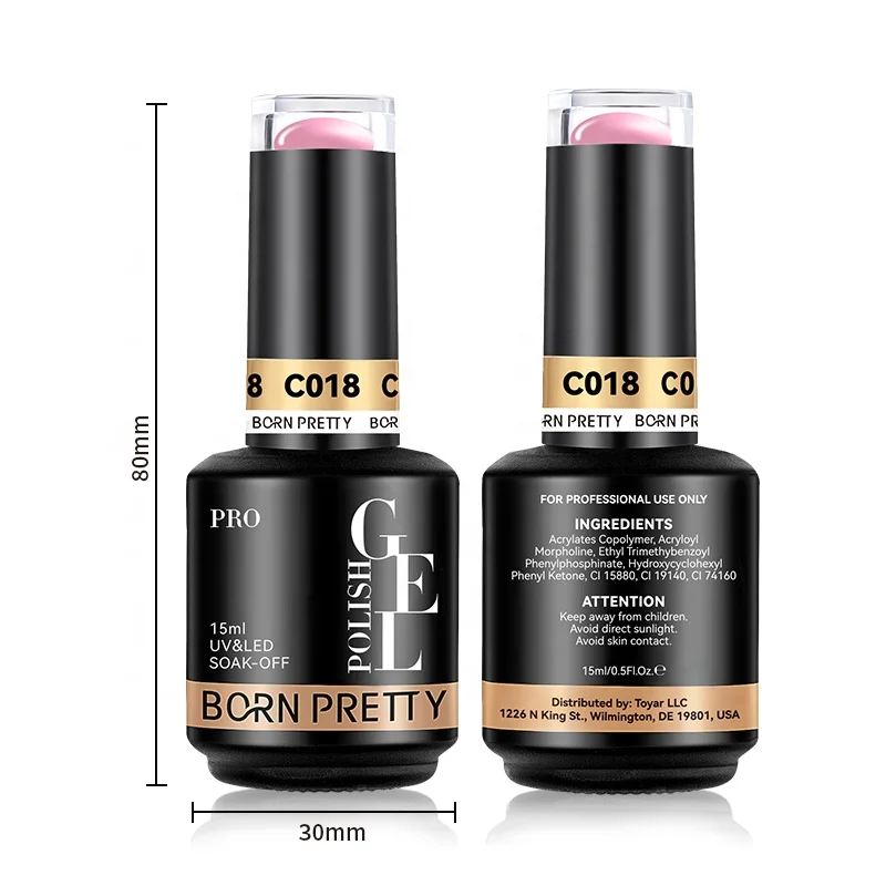 BORN PRETTY PRO 15 мл гель для ногтей от производителя OEM ODM Private Label Органический Гель-лак без хемы Создайте свой собственный бренд