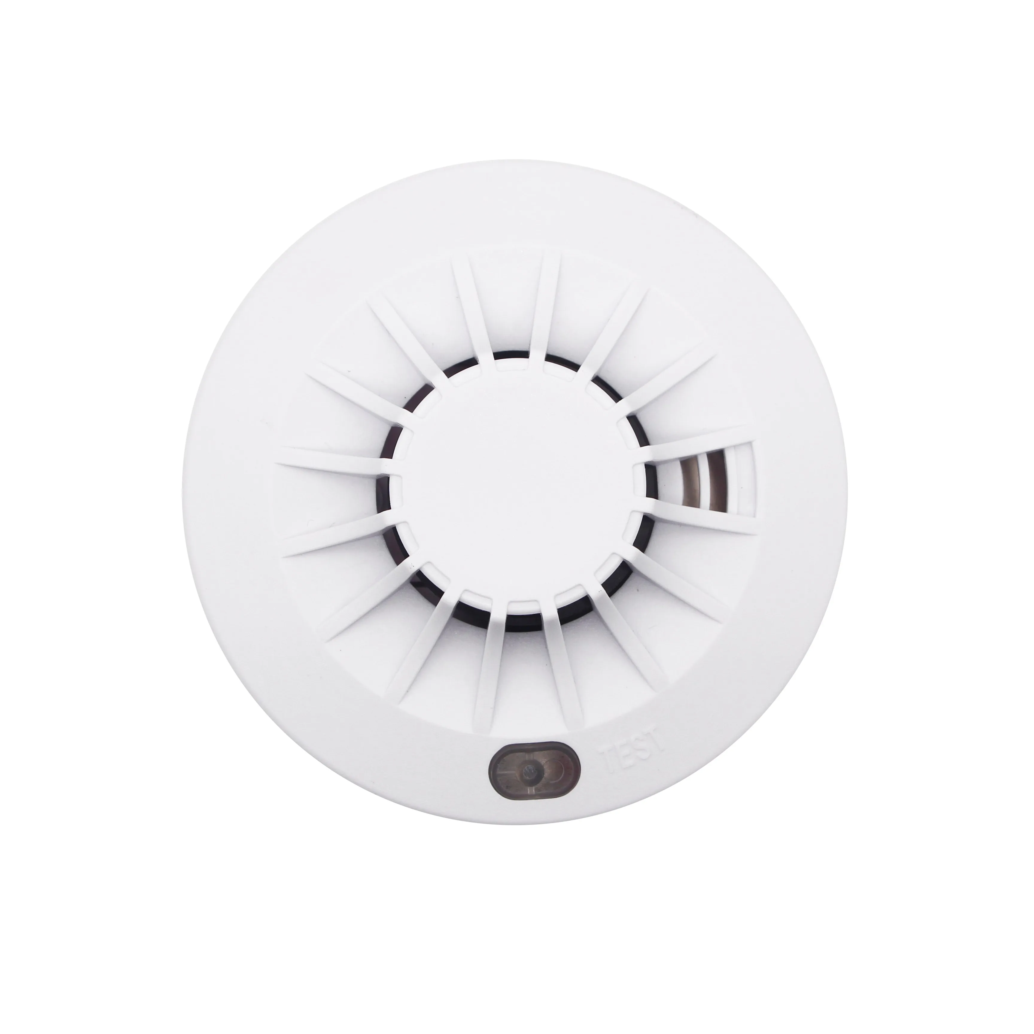 14 Years factory Wifi/Zigbee TUYA Smoke Alarm Detectors for Smartphone Cell Mobile Phone Smart White Fire Building
