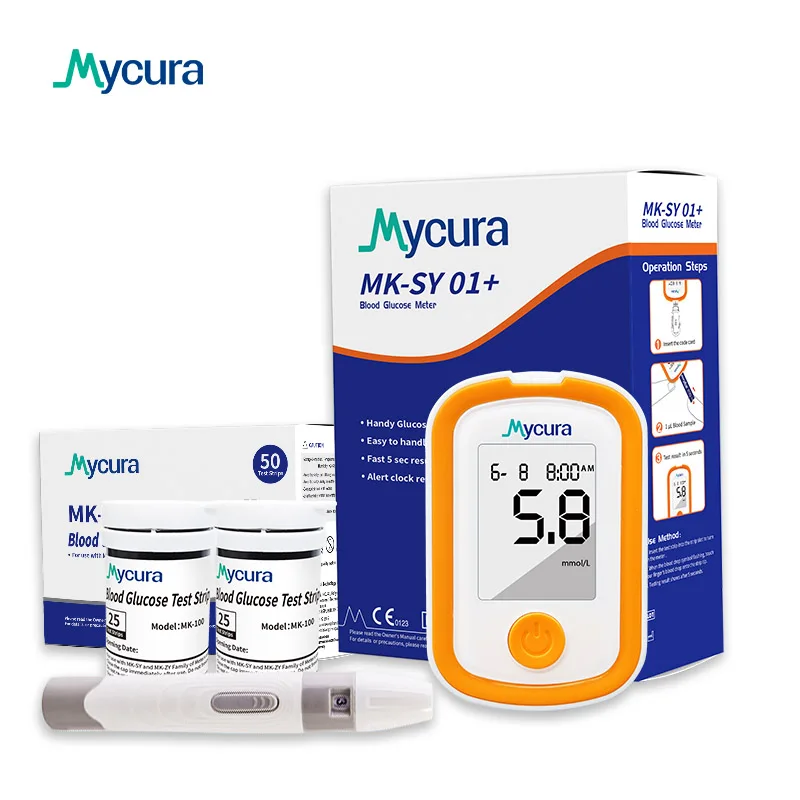 Diabetes finger measuring device blood glucose meter with test strips price