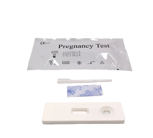 Quick to use easy to operate highly accurate hcg strip pregnancy test urine