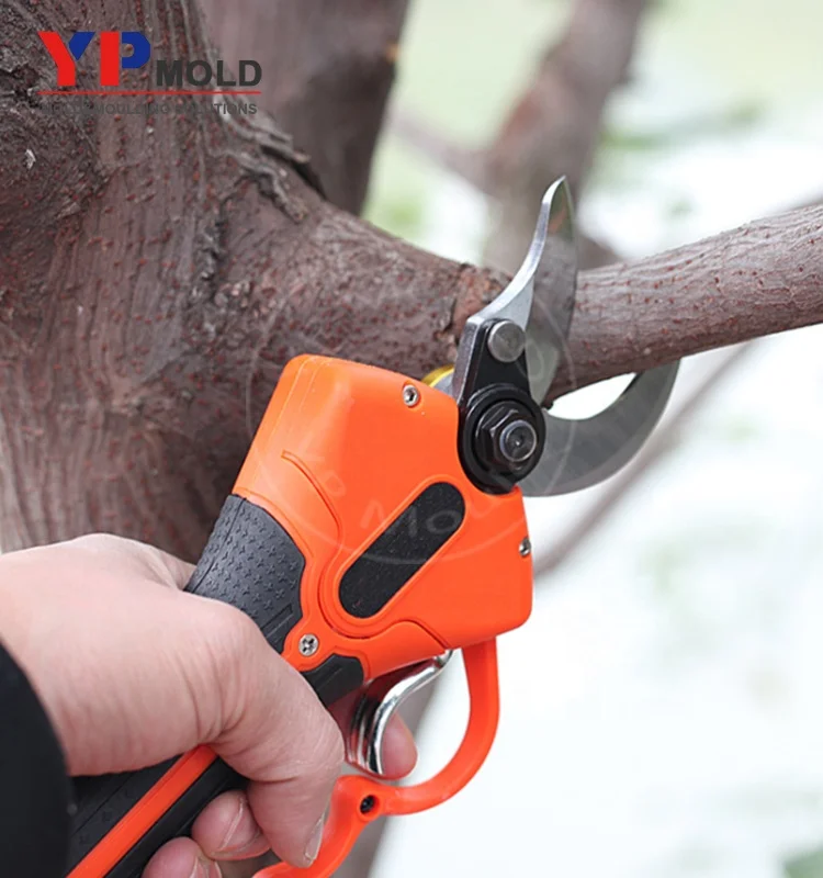 Customized Design Inject Moulding Part Garden Pruning Durable Rechargeable Electric Scissors Plastic Injection Mould Mold