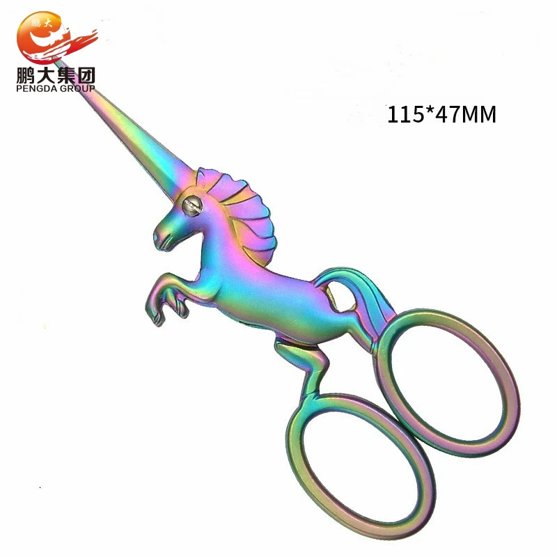 german tailor mini sewing scissors craft decorative scissors left handed unicorn antique embroidery scissors vintage with cover