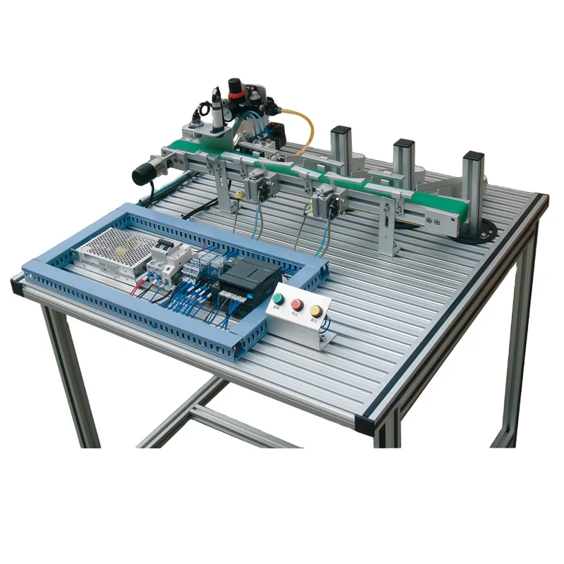 PLC based Belt Drive Trainer Mechatronics Training Set School Lab Equipment in University and Technical Colleges