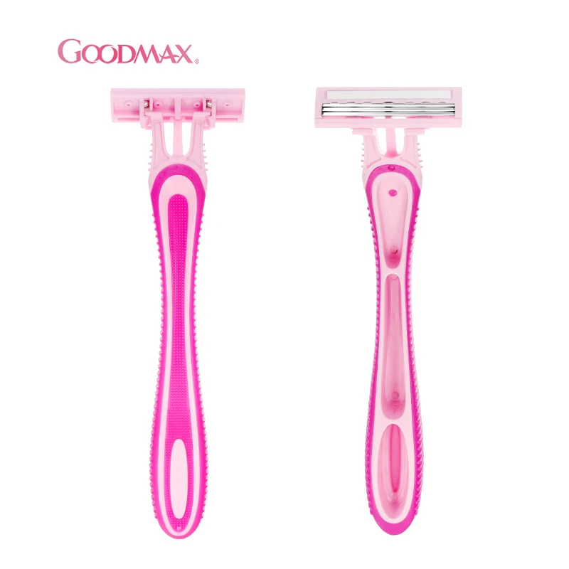 3 Blade Razor Wholesale Razors HIPS+TPR+ ABS Disposable Underarm Body Disposable Women Razor