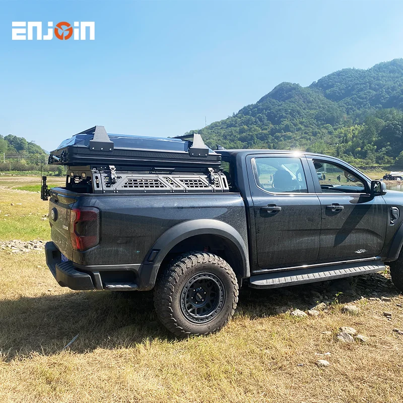 2024 Enjoin China Factory SAN HIMA UV Resistant Waterproof 4 Person Truck Pop Up Hard Shell Car Roof Top Tent