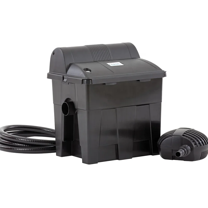 factory direct sale gardening koi pond external biochemical sponge filter pump set