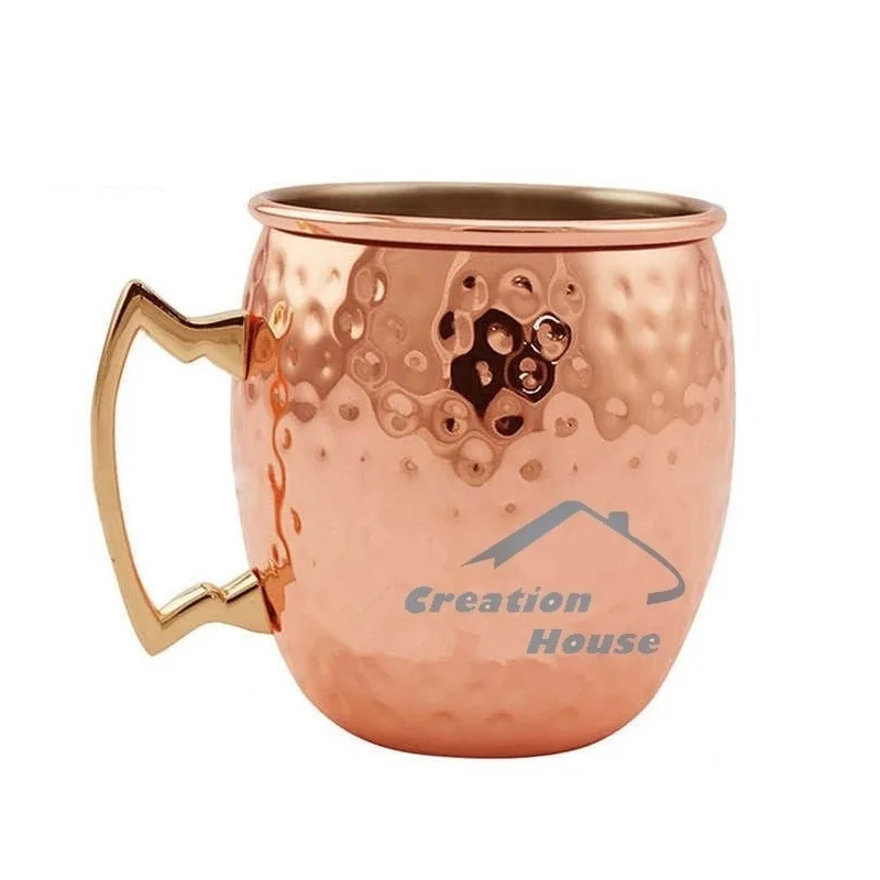  Copper With Brass Handle Moscow Mule Beer Mugs