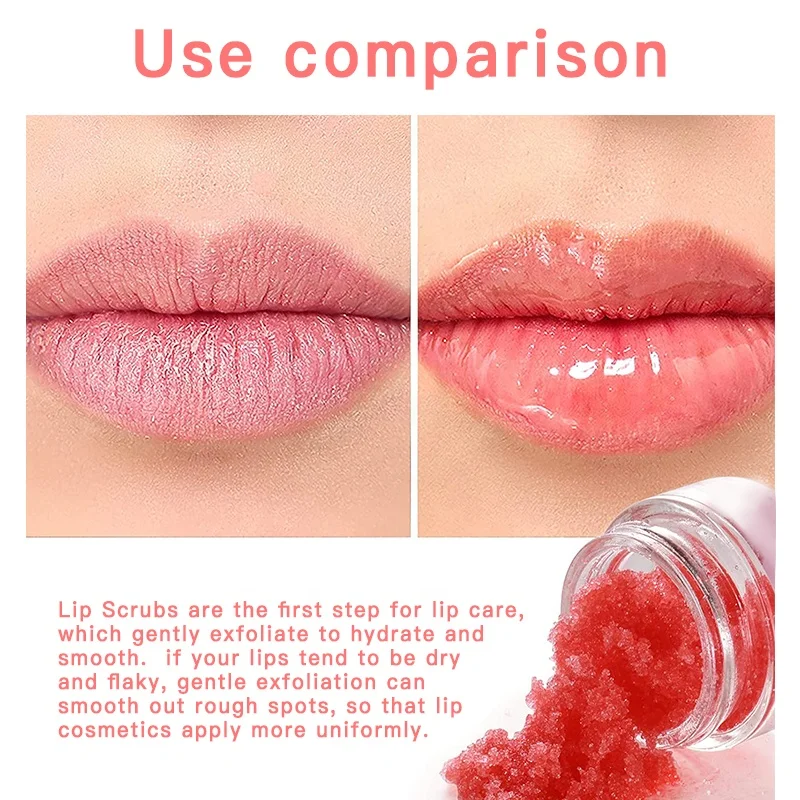 Customize Logo Wholesale Vitamin E Frosted Lip Scrub Bulk Lip Scrub And Balm Set Rebran Natural Organic Sugar Dark Lip Care