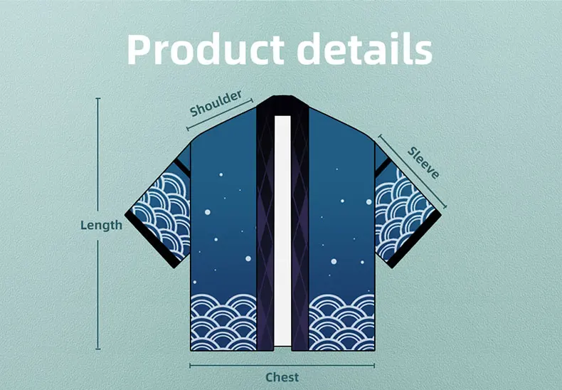 Custom Japanese Samurai Men Asian Clothes Harajuku Cardigan Shirt Haori Women Traditional Yukata Female Print Kimono Pants Set